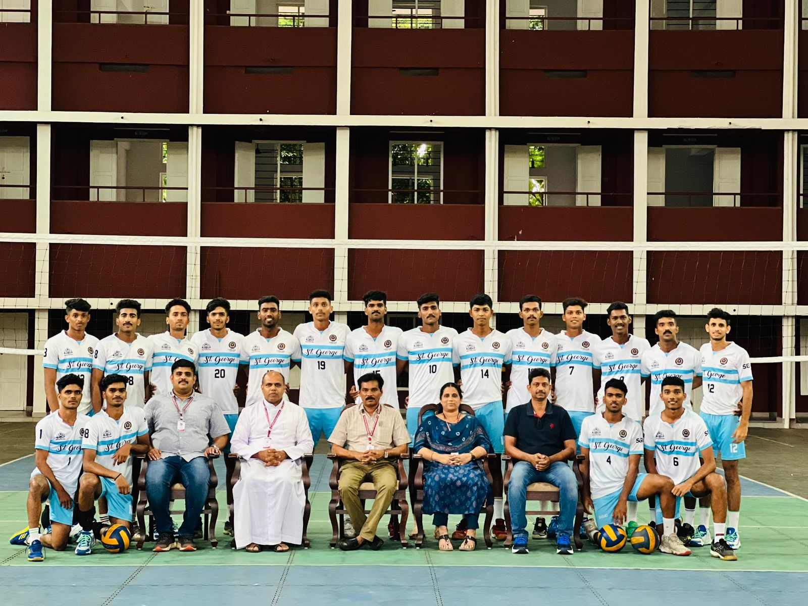 MG University Inter Collegiate South Zone Volleyball Championship 2023-24 winner